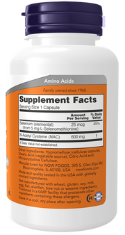 NOW NAC 600 mg Capsules