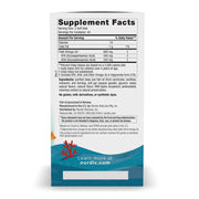 Supplement facts label for Nordic Naturals Ultimate Omega-3 Junior children's supplement.