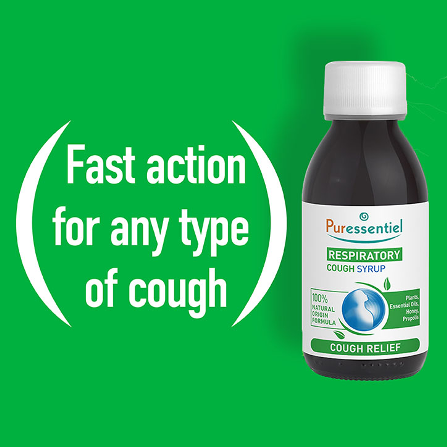 Puressentiel Respiratory Soothing Syrup for Adults & Kids 7+ - 125ml