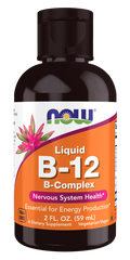NOW Complesso Liquido di Vitamina B-12 1000 mcg con Vitamine B - 59 mL