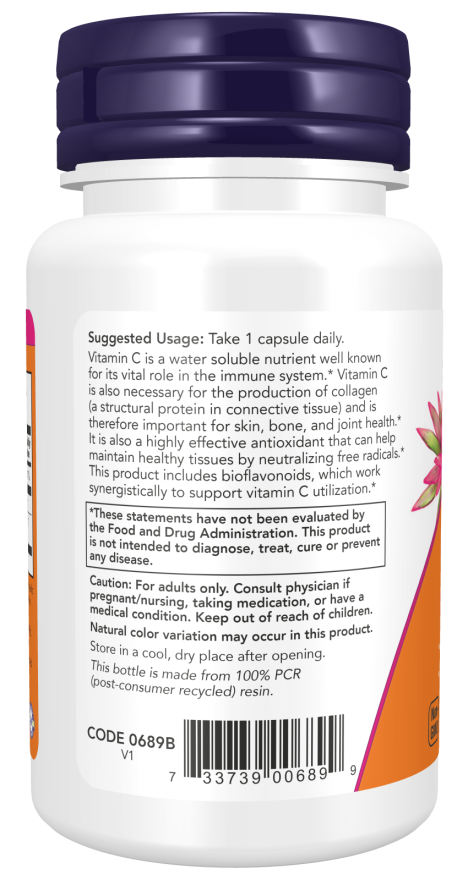 Now Foods Vitamin C-1000 Veg Capsules