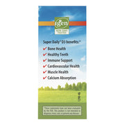 Side image: Carlson Super Daily D3 liquid vitamin D3 4000 IU drops 10.3 ml box