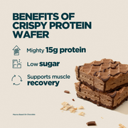 MyProtein Crispy Wafer Chocolate Flavour Protein Bar nutrition and ingredient information 10 x 42g