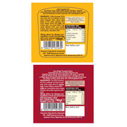 Back label artwork displaying ingredients, nutritional information, allergen details, barcode, and storage guidance for 2 x 190g Filippo Berio pesto jars including Grilled Vegetable Pesto and Sun-Dried Tomato Pesto.
