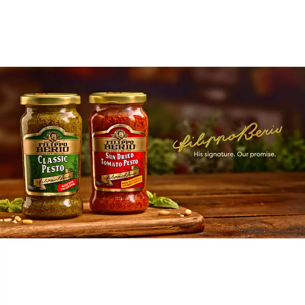 Filippo Berio Pesto Selection Variety Pack 6 x 190g