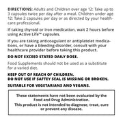 How to Use: Good Health Naturally Active Life capsules usage instructions multivitamin supplement 180 count