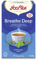 Té herbal para respirar profundo orgánico Yogi Tea 17 bolsitas 30.6g