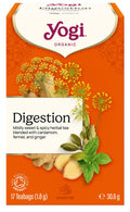 Yogi Tea Organic Digestion Herbal Tea 17 Teabags 30.6g