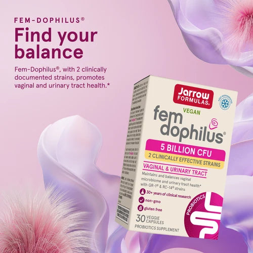 Jarrow Formulas Fem-Dophilus 5 miliardi CFU - 60 capsule vegetali