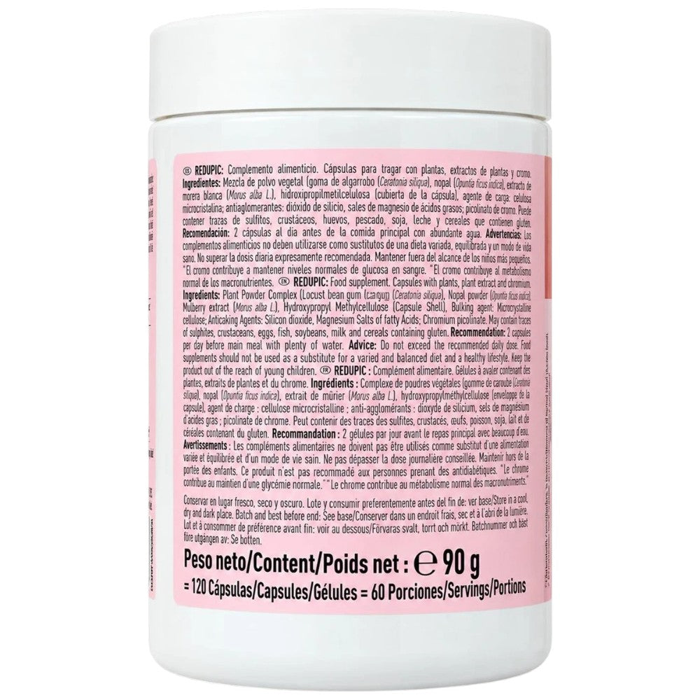 Weider Redupic Capsules with Carolean & Reducose 120 Capsules nutrition information