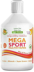 Swedish Nutra Mega Sport Multivitamin Flüssigkeit Orange 500ml