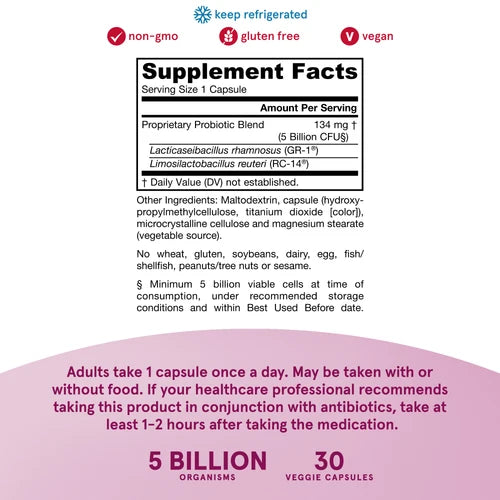 Jarrow Formulas Fem-Dophilus 5 miliardi CFU - 60 capsule vegetali