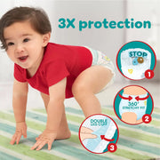 Pampers Baby-Dry Nappy Pants, plastic packaging, fragrance not specified, Size 4, 72 nappy pants, baby nappy use
