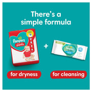 Pampers Baby-Dry Nappy Pants Size 4 72 Pack simple formula
