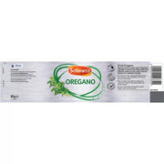 Supplement facts & ingredients image: Schwartz Oregano ingredient information packaging 85g