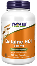 Betain HCl 648 mg Gemüsekapseln