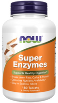 NOW Spijsverteringsenzym Supplement - Super Enzymen Mix Tabletten