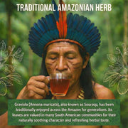Rio Amazon Graviola Leaf Tea Infusion prepared herbal beverage 40 teabags