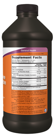 Now Foods Liquid Glucosamine & Chondroitin with MSM