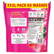 Surf Tropical Lily 3 in 1 Laundry Capsules barcode packaging 60 washes