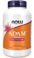 NOW Adam Multivitamine Tabletten voor Mannen met Saw Palmetto & Lycopene