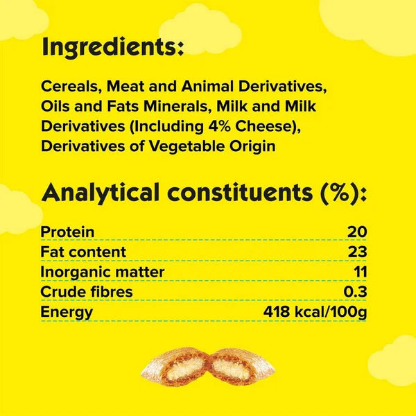 Dreamies cat treats ingredients nutrition information variety snack box 12 x 60g packs