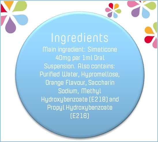 Infacol Baby Comfort Aid 85ml bottle with dropper, for infant wind and colic support ingredients.