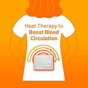 Cura-Heat 24H non-medicinal heat patch back shoulder air-activated 4 patches 