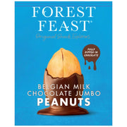 Forest Feast Belgian Milk Chocolate Jumbo Peanuts milk chocolate coated peanuts 1kg pack front packaging