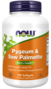 Now Foods Pygeum & Saw Palmetto Softgels