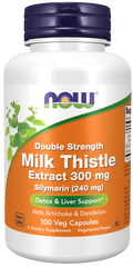 Milch Distelextrakt, Doppelfestigkeit 300 mg Gemüsekapseln