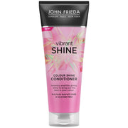 John Frieda Vibrant Shine Colour Shine Conditioner rose hip argan oil 250ml tube front packaging