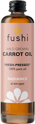 Fushi Wild Grown Karottenöl 100 ml | Frisch gepresstes & 100% reines Strahlendes Öl für strahlende Haut & Haare