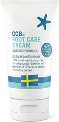 CCS Fußpflegecreme 60 ml | Intensive schwedische Formel für trockene, rissige Fersen & verhornte Füße