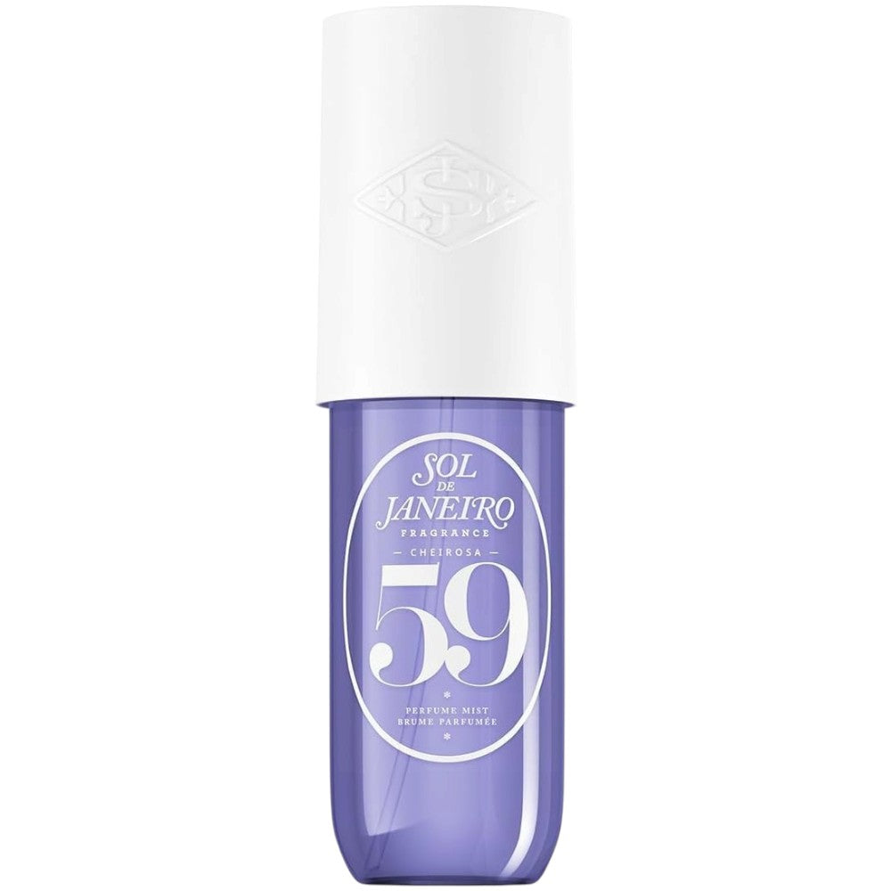 Front image: Sol de Janeiro Cheirosa 59 hair and body perfume mist spray bottle 90ml single pack