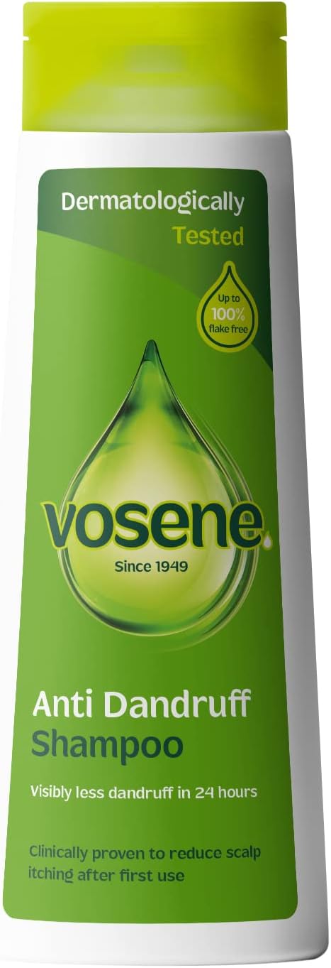 Vosene Anti Dandruff Shampoo 400ml bottle front packaging