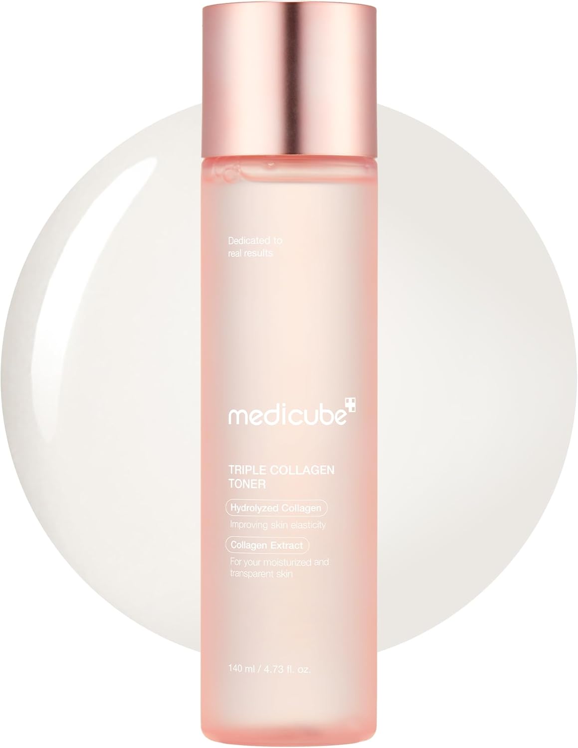 Medicube Triple Collagen Toner bottle packaging facial toner 140ml front product image