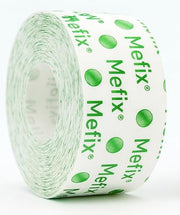 Mefix Medical Adhesive Soft Cloth Tape Roll, 2.5 cm x 10 m, on white background.