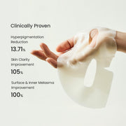 Biodance Radiant Vita Niacinamide Hydrogel Face Mask 4 Sheets ingredients panel and skincare information