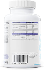 Osavi Sodium Butyrate SR 960mg vegan capsules bottle barcode packaging 60 capsules
