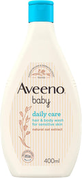 Aveeno Baby Cuidado Diario 2 en 1 Gel para Cabello y Cuerpo con Avena - Sin Lágrimas - 400ml