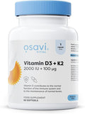 Osavi Vitamina D3 2000IU & K2 100μg (MK-7) in Olio MCT - 60 softgel