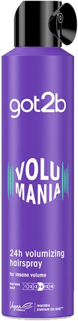 got2b Volumania 24h Volumizing Hairspray aerosol spray can 300ml front product packaging