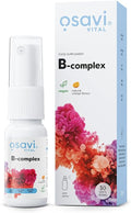 Osavi Spray Orale Complesso B - Vegano e Etichetta Pulita - Gusto Arancia - 25ml