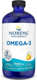 Nordic Naturals Omega-3 Líquido - 1560mg de Aceite de Pescado por Cucharadita - Limón
