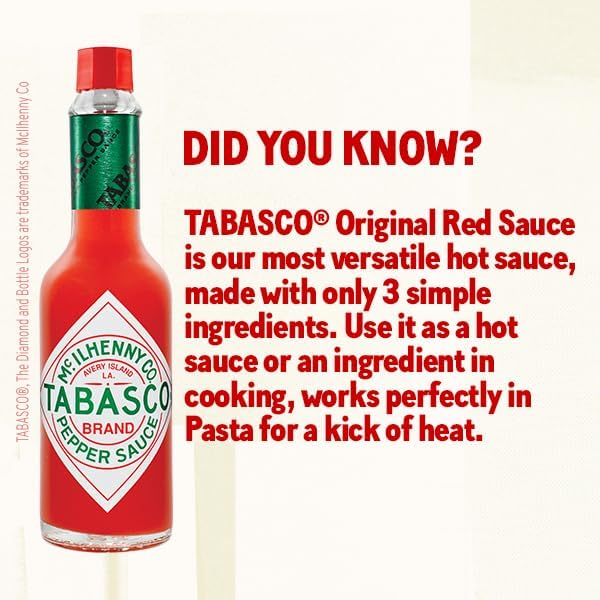 Tabasco Original Red Pepper Sauce 444ml ingredients information