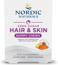 Nordic Naturals Gomitas para Cabello y Piel Sin Azúcar - Limonada de Fresa - 27 Unidades