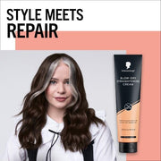 Schwarzkopf Blow-Dry Straightening Cream tube packaging hair styling cream 150ml blow-dry styling lifestyle image