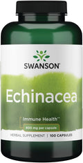 Swanson Echinacea 400mg Kruiden Supplement 100 Capsules