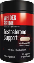 WEIDER PRIME Powered – Soutien à la testostérone (120 capsules)